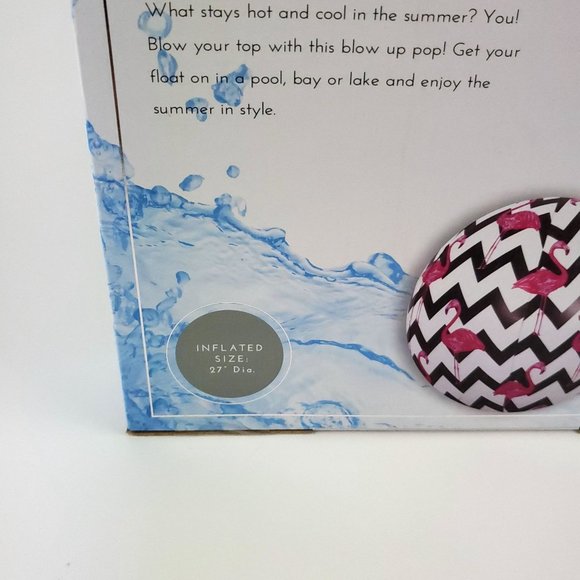 POOL Float 27 Inch Round 🦩Flamingo Beach Ball SO FUN! 🦩 - Picture 3 of 4